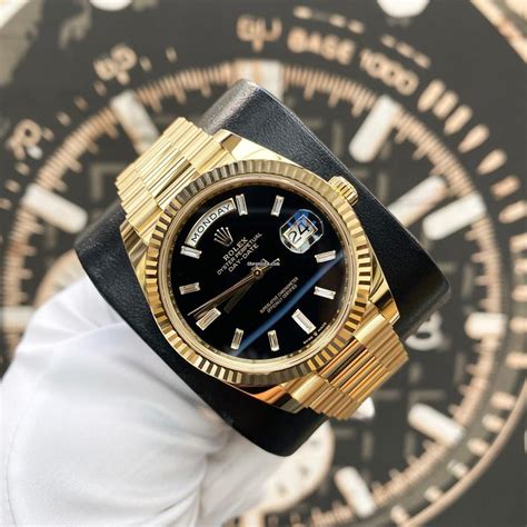 onyx day date rolex|rolex day date 40 228238.